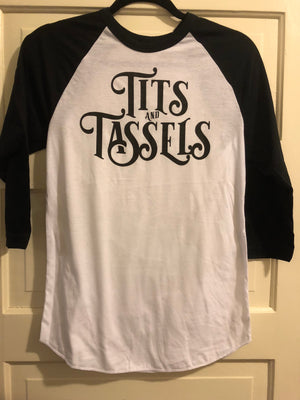 Tits and Tassels Baseball Top