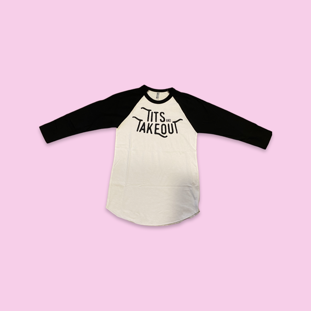 Tits and Takeout Baseball Tops